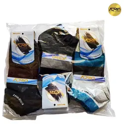 جوراب مچی مردانه طرح اسپریت سه رنگ ❤️ | بسته 12 عددی