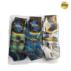 جوراب مچی مردانه طرح بیژامه ❤️ | بسته 12 عددی