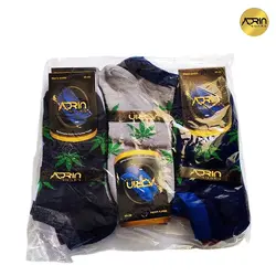 جوراب مچی مردانه طرح برگ ❤️ | بسته 12 عددی