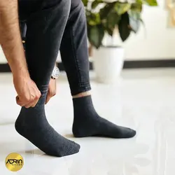 جوراب نیم ساق مردانه ساده ❤️ | بسته 12 عددی