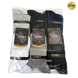 جوراب نیم ساق مردانه ساده ❤️ | بسته 12 عددی