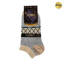 جوراب مچی مردانه طرح لوزی ❤️ | بسته 12 عددی