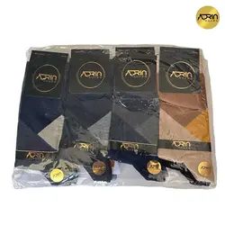 جوراب مردانه ساق دار طرح مثلثی ❤️ | بسته 12 عددی