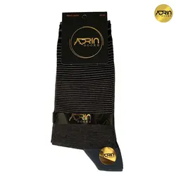 جوراب مردانه ساق دار طرح خط ریز ❤️ | بسته 12 عددی