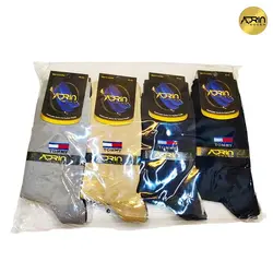 جوراب مردانه ساق دار طرح تامی ❤️ | بسته 12 عددی