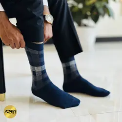 جوراب مردانه ساق دار طرح بیژامه ❤️ | بسته 12 عددی