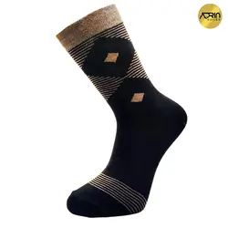 جوراب مردانه ساق دار طرح لوزی ❤️ | بسته 12 عددی