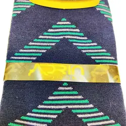 جوراب مردانه ساق دار طرح زیگزال ❤️ | بسته 12 عددی