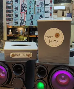 سطل و دستمال چوبی