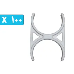 کلمپ یا خشاب یا بست فیلتر 5 به 6 دستگاه تصفیه کننده آب کوچک به کوچک سایز 2×2 بسته 100 عددی