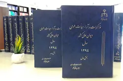 مذاکرات و آراء هیأت عمومی دیوان عالی کشور (جلد ۲۱ ـ سال ۱۳۹۴) (دوجلدی ـ بخش۱و۲)