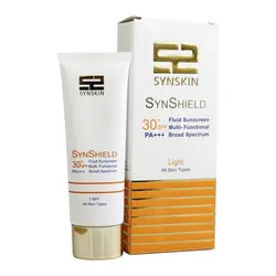 ضد آفتاب فلوئید سان شیلد +SPF30 ساین اسکین 50 گرم نحوه مصرف :