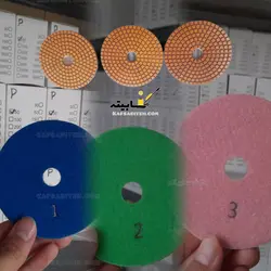 پد الماسه سه مرحله پولیش و ساب سنگ-سمباده سنگKLINEX