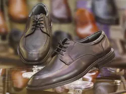 کفش مردانه مدل گلپا بندی - کفش بی نظیر