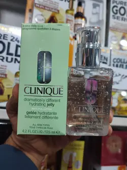 ژل آبرسان درماتیکالی کلینیکClinique بدون  چربی انواع پوست