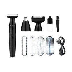 ریش‌تراش سه‌کاره کیمی (موزن.شیور.خط زن) مدل KM-114