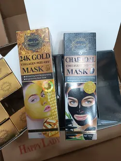 ماسک لایه‌بردار کلاژن 24 عیار طلای HAPPY LADYE، شفاف‌کننده