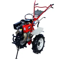 تیلر کولتیواتور 10 اسب کاما کاما گازوئیلی استارتی گارد دار گلگیر سفید مدل KDT-910KE-2اورجینال10hp KAMA KAMA KDT-910KE Cultivator