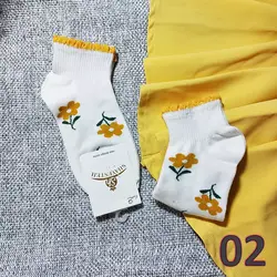 جوراب زنانه گل دار