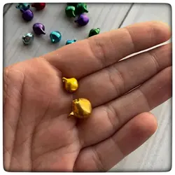 زنگوله چاکدار رنگی رنگی پک 10 عددی