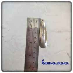 گیره تق تقی (گل سر خام) سایز 6 سانتی