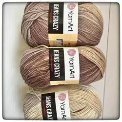 کاموا یارن آرت جینز کریزی 50 گرمی