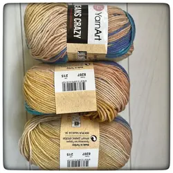 کاموا یارن آرت جینز کریزی 50 گرمی