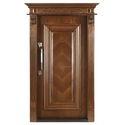 درب ضد سرقت بلوط مدل تک قاب جناقی آراز درب