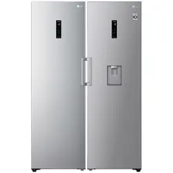 یخچال فریزر ال جی F411 و B414 سال 2020 (نقره‌ای)
