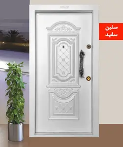 درب ضدسرقت مدل سلین سفید