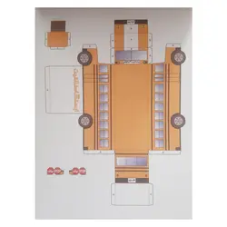 کتاب کاردستی ماشین ها هوش سرگرمی خلاقیت اتوبوس مترو