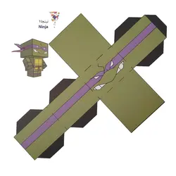 کتاب کاردستی مکعب های قهرمان جلد اول لاک پشت نینجا مرد آهنی سوپرمن