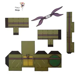 کتاب کاردستی مکعب های قهرمان جلد اول لاک پشت نینجا مرد آهنی سوپرمن