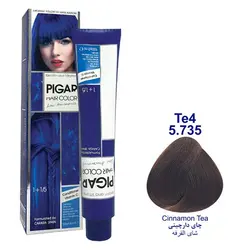 رنگ مو پیگار چای دارچینی شماره 5.735 Te4 pigar