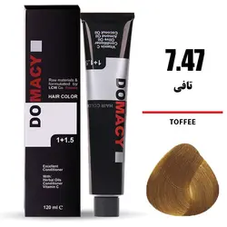 رنگ مو دوماسی تافی شماره 7.47 سری کافی شاپ