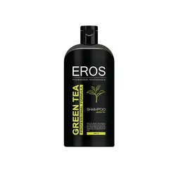 شامپو بدون سولفات چای سبز مناسب موهای چرب 500 میلی ایروس Eros