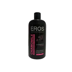 شامپو حالت دهنده و حجم دهنده مو بابونه Eros حجم 450 میل