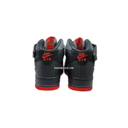 نایک ایرفورس 1 نیم ساق هات لاوا مشکی قرمز (Nike Air Force 1 Mid Hot Lava)