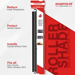 آفتابگیر شیشه جلو خودرو جیوه ای ROADPOWER مدل RP-RS-42140R