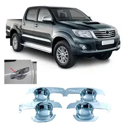 زه کروم زیر دستگیره تویوتا هایلوکس مدل 2006-Toyota Hilux string under handle bar chrome cover 2015