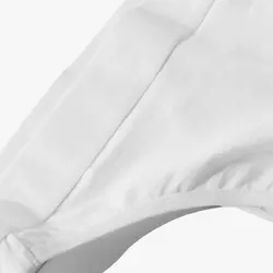 ست سوتین مثلثی طوسی و کش سفید + بکلس طوسی با کش سفید با لوگو