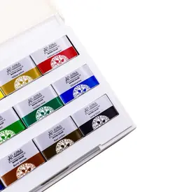 آبرنگ 12 رنگ افرا