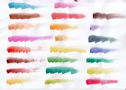 آبرنگ 24 رنگ افرا