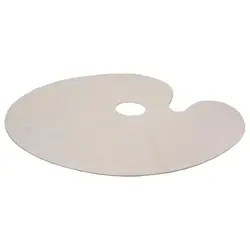 پالت رنگ روغن بیضی پلاستیکی