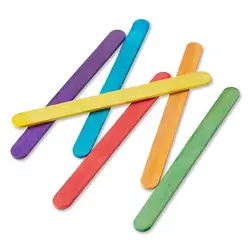 چوب بستنی باریک رنگی (۴۰تایی)