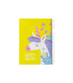 دفتر 60 برگ جلد سخت سیمی پاپکو (کد6176)