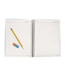 دفتر 60 برگ جلد سخت سیمی پاپکو (کد6176)