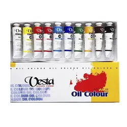 رنگ روغن 10 رنگ وستا