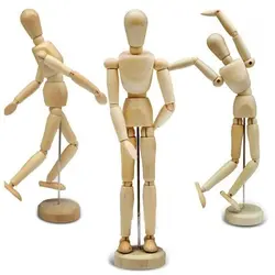 مدل آدمک (فیگور) چوبی 20 سانتی