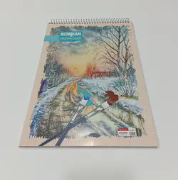 دفتر آبرنگ A4 سخن